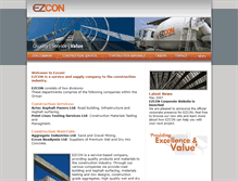 Tablet Screenshot of ezconreadymix.com